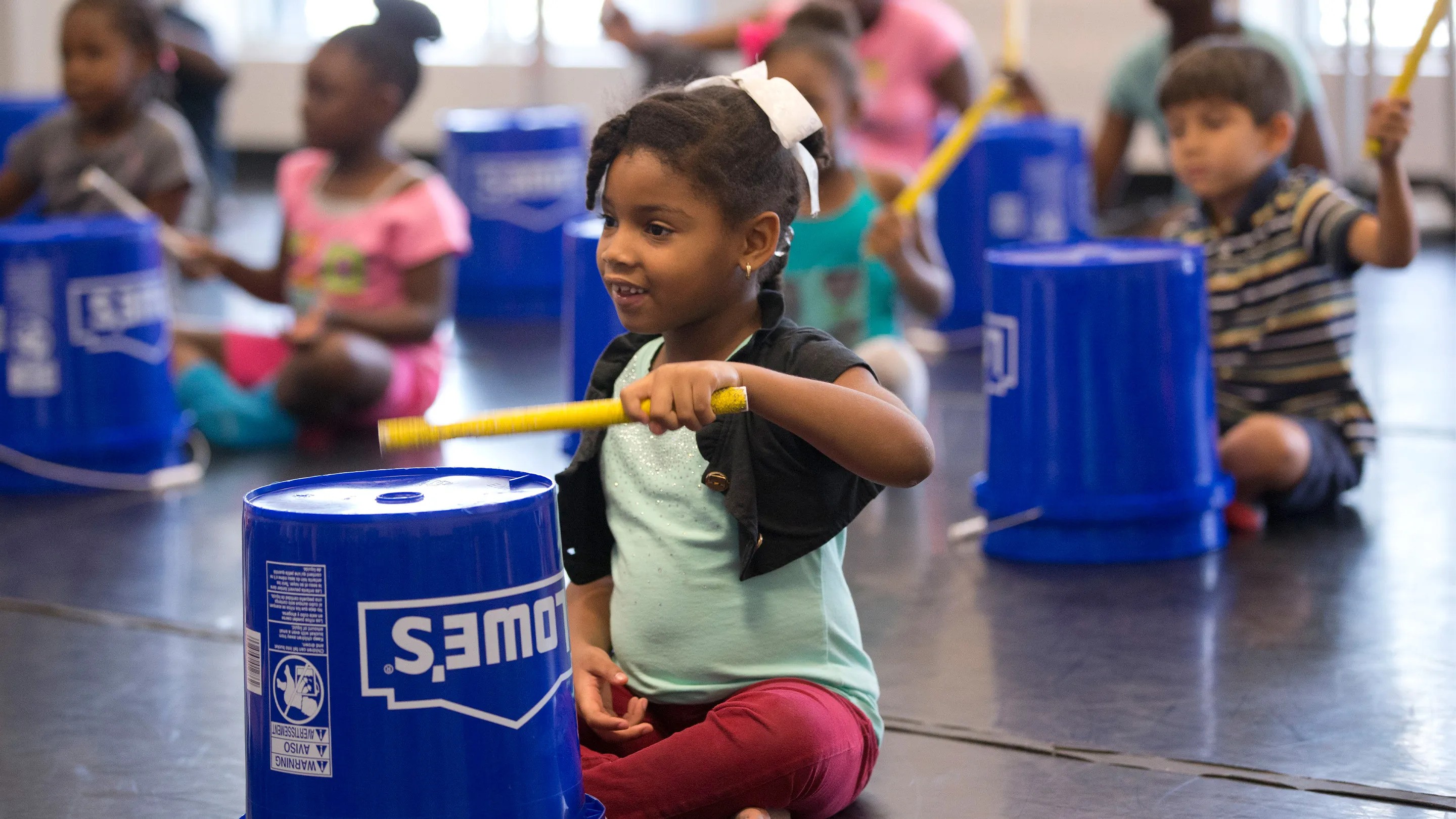 Sparking Students’ Interest in Music With Bucket Drumming